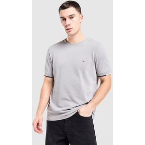 Tommy Hilfiger Small Logo T-Shirt - Grijs- Heren, Grijs