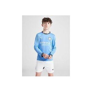 PUMA Manchester City FC 24/25 Long Sleeve Home Shirt Jr - Blue, Blue