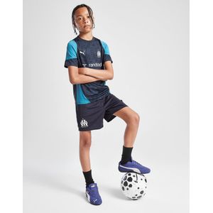 PUMA Olympique de Marseille trainingsbroek, Blauw/Wit, Maat 15-16Y