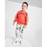 adidas Micky Mouse Crew Tracksuit Infant - Bright Red / Off White / Black, Bright Red / Off White / Black