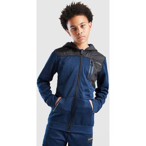 McKenzie Nitro Poly Full Zip Hoodie Junior - Blauw, Blauw