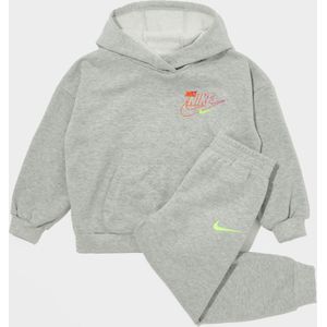 Nike Glow Repeat Swoosh Hooded Tracksuit Children - Grijs - Kind, Grijs