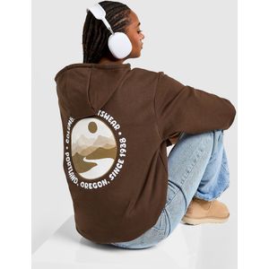 Columbia Mountain Circle Hoodie - Bruin- Dames, Bruin