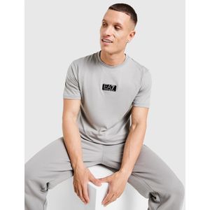 EA7 Emporio Armani Carbon Logo T-Shirt - Grijs- Heren, Grijs