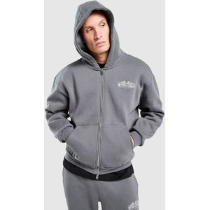 Supply & Demand Array Full Zip Hoodie - Grijs- Heren, Grijs