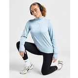 Nike Hardlooptop met korte rits en Uv-bescherming voor dames Swift - Light Armoury Blue/Ashen Slate/Heather- Dames, Light Armoury Blue/Ashen Slate/Heather