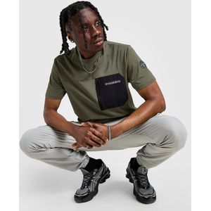 Napapijri Selk Pocket T-Shirt - Olive- Heren, Olive