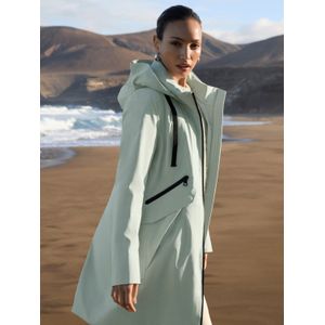 Regenjas - Waterdicht - Met Afneembare Capuchon - Zwart - Polyester