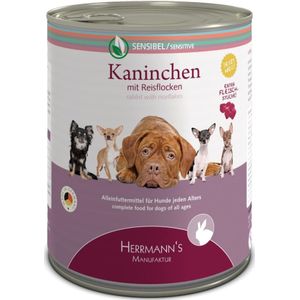 Herrmann's Sensitive Rabbit with Rice Flakes 800 gram