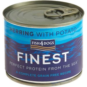 Fish4Dogs Finest Adult Wetfood Herring with Potato 185 gram