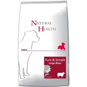 Natural Health hondenvoer Adult Lam Large Bites 12,5 kg