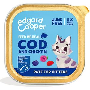 Edgard&Cooper Cat Kitten Paté Cod&Chicken 85 gram