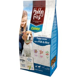 Hobby First Canex Puppy/Junior Fish&Rice 12 kg