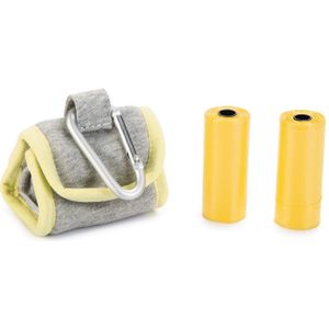 Beeztees puppy poepzaktasje + zakjes Gris