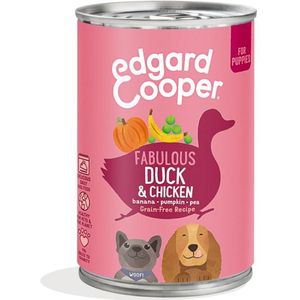 Edgard&Cooper natvoer Duck&Chicken 6 x 400 gram