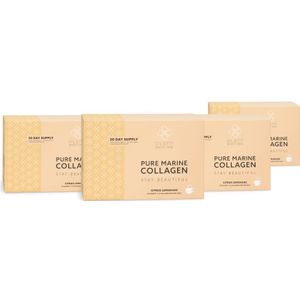 Pure Marine Collageen +C - Citrus Lemonade - 4x30 Sachets (3+1 Gratis)