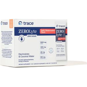 Trace Minerals - ZEROLyte - Salty Watermelon - 30 Sachets