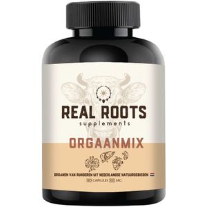Real Roots - Orgaanmix - Gevriesdroogd - 180 Capsules - Lever Hart Nier Milt