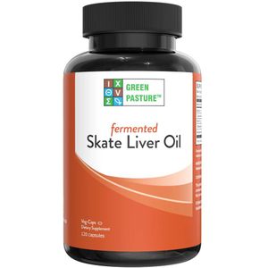 Green Pasture - Blue Ice Fermented Skate Liver Oil - 120 capsules