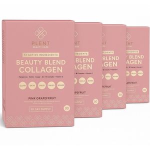 Plent Beauty Blend - Collageen - Pink Grapefruit - 4x30 Sachets (3+1 Gratis)