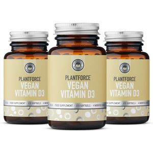 Plantforce - Vitamine D3 - Plantaardig - Geschikt voor Veganisten