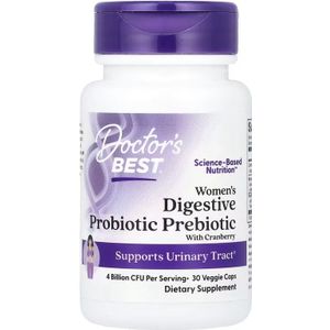 Doctor's Best - Women's Digestive Probiotic Prebiotic - 30 VCaps - OPRUIMING