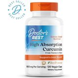 Doctor's Best - High Absorption Curcumin - 120 Tabletten (1000 Mg)
