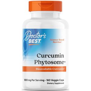 Doctor's Best - Curcumin Fytosome - Meriva® - 180 V-caps (500 Mg) - AANBIEDING