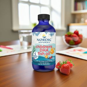 Children’s DHA Strawberry – 119 Ml – 530 Mg Omega-3 Per Portie – Vloeibare Levertraan Voor Kinderen - Nordic Naturals