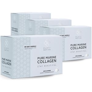 Pure Marine Collageen +C - Unflavoured - 4 X 30 Sachets - 3+1 Gratis - Voordeelpakket Aanbieding