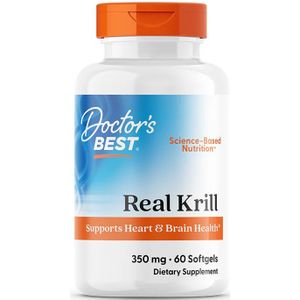 Doctor's Best - Real Krill - 60 Softgels (350 Mg) - OPRUIMING
