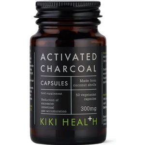 Kiki Health - Activated Charcoal Capsules - 50 Vegicaps