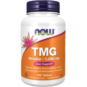 Now Foods - TMG (Trimethylglycine), 1000mg - 100 Tablets