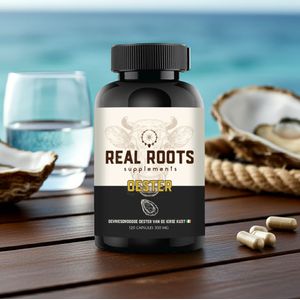 Real Roots - Oester Capsules - 120 Caps - 100% Wilde Oester van de Ierse Kust