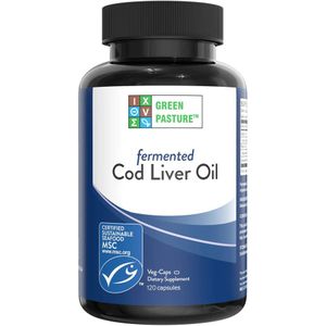 Green Pasture Blue Ice Fermented Cod Liver Oil - 120 capsules