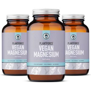Plantforce - Vegan Magnesium Natural - 150g Ionic Powder - Voordeelpakket Aanbieding