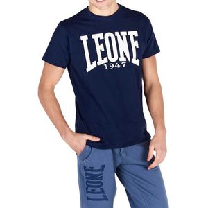 Leone T-Shirt Basic Navy Blauw