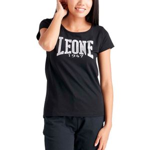 Leone Dames T-Shirt Flower Zwart