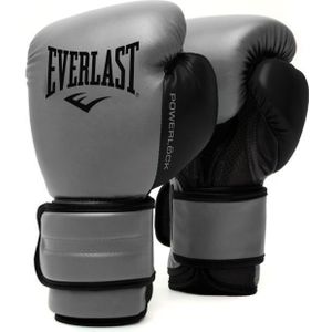 Everlast Powerlock 2R (Kick)bokshandschoenen | Antraciet/Zwart | 16-OZ