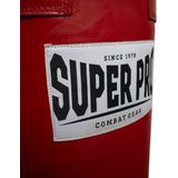 Super Pro Leather Punch Bag Split Zwart/Rood x35 cm