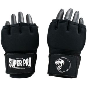 Super Pro Combat Gear Mexican Wrap Binnenhandschoenen Zwart/Wit