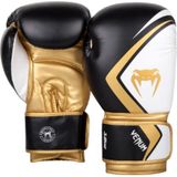 Venum Boxing Gloves Contender 2.0 - Black/White, Gold - 14 Oz