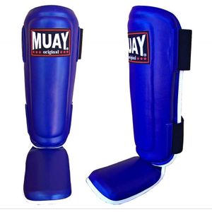 Muay Scheenbeschermers Shin & Instep Blauw