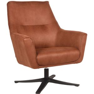 Label51 Tod fauteuil microfiber cognac