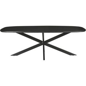 Livingfurn Jesper eettafel Deens ovaal 230cm zwart