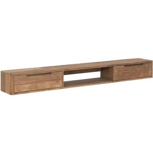 DTP Home Bliss hangend tv-meubel 200cm teakhout