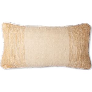 HKliving wollen kussen naturel 38x74cm