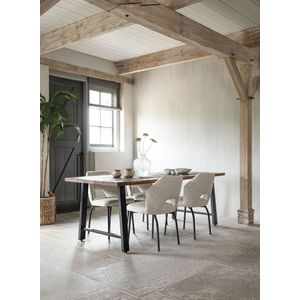 DTP Home Timber eettafel gemixt hout 150x90x78cm