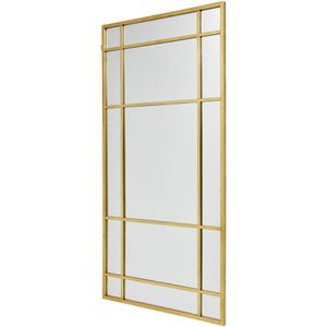 Nordal Spirit gouden staande spiegel met ruiten 204x102cm