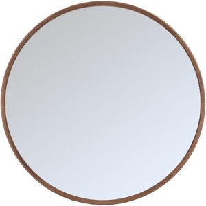 Label51 Oliva spiegel eiken 90cm rond donkerbruin